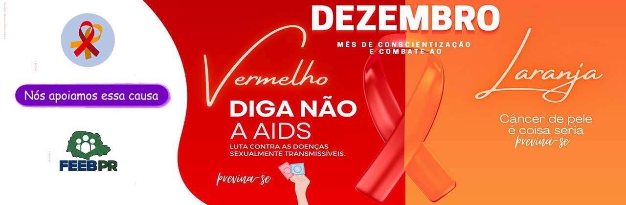 Dezembro vermelho e laranja