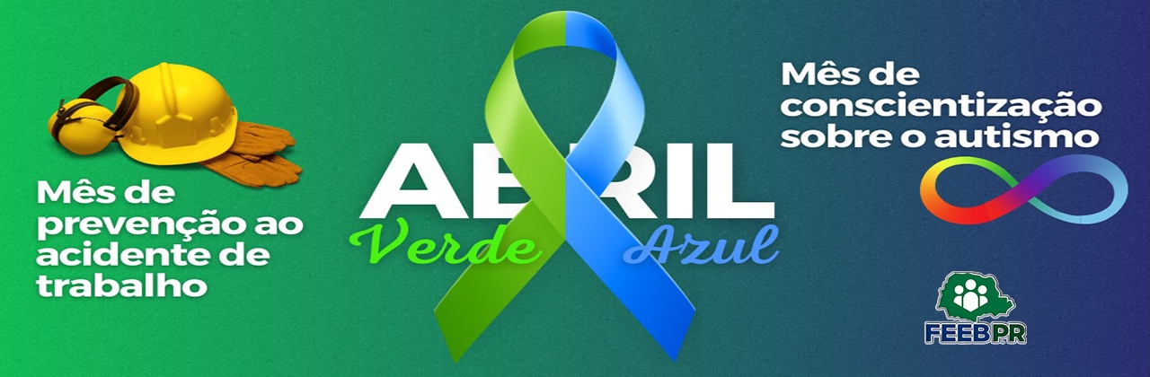 Abril verde e azul