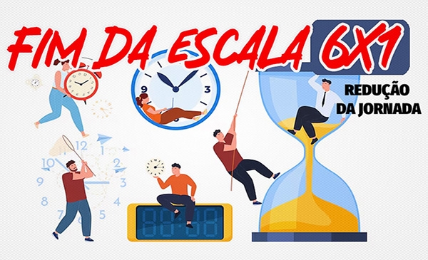 Centrais sindicais fazem Dia Nacional de Lutas pelo fim da 6x1 na véspera de votação na Câmara