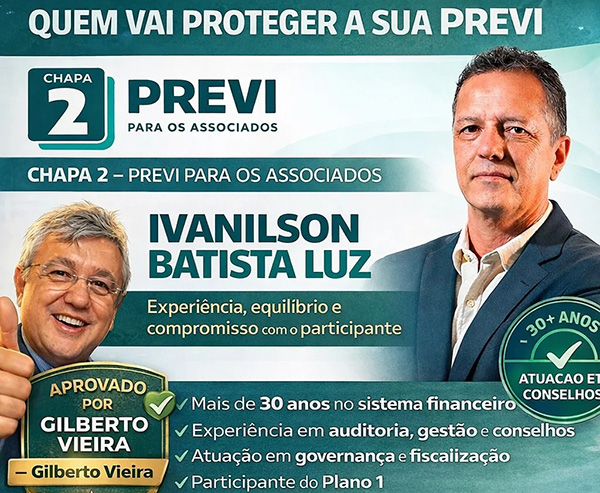 Último dia para votar nas Eleições Previ 2026 - vote chapa 2