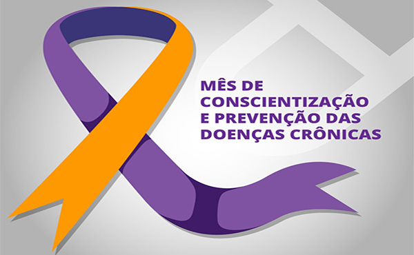 Fevereiro roxo e laranja, mês de conscientização e prevenção das doenças crônicas