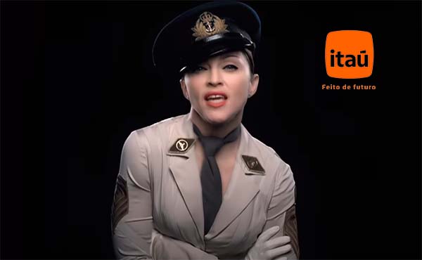 O cachê recorde que Madonna recebeu em campanha do Itaú