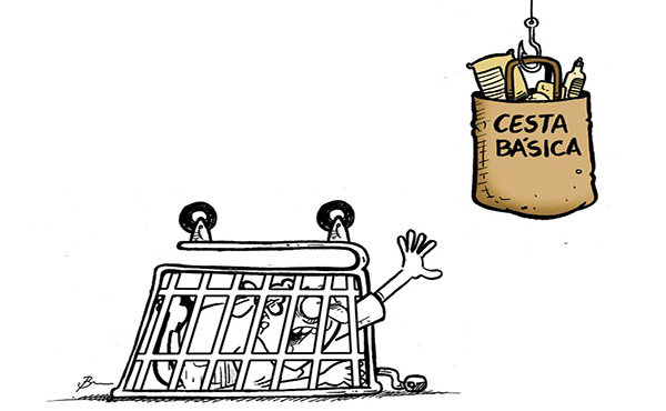 Custo da cesta básica aumenta em 12 capitais pesquisadas pelo Dieese